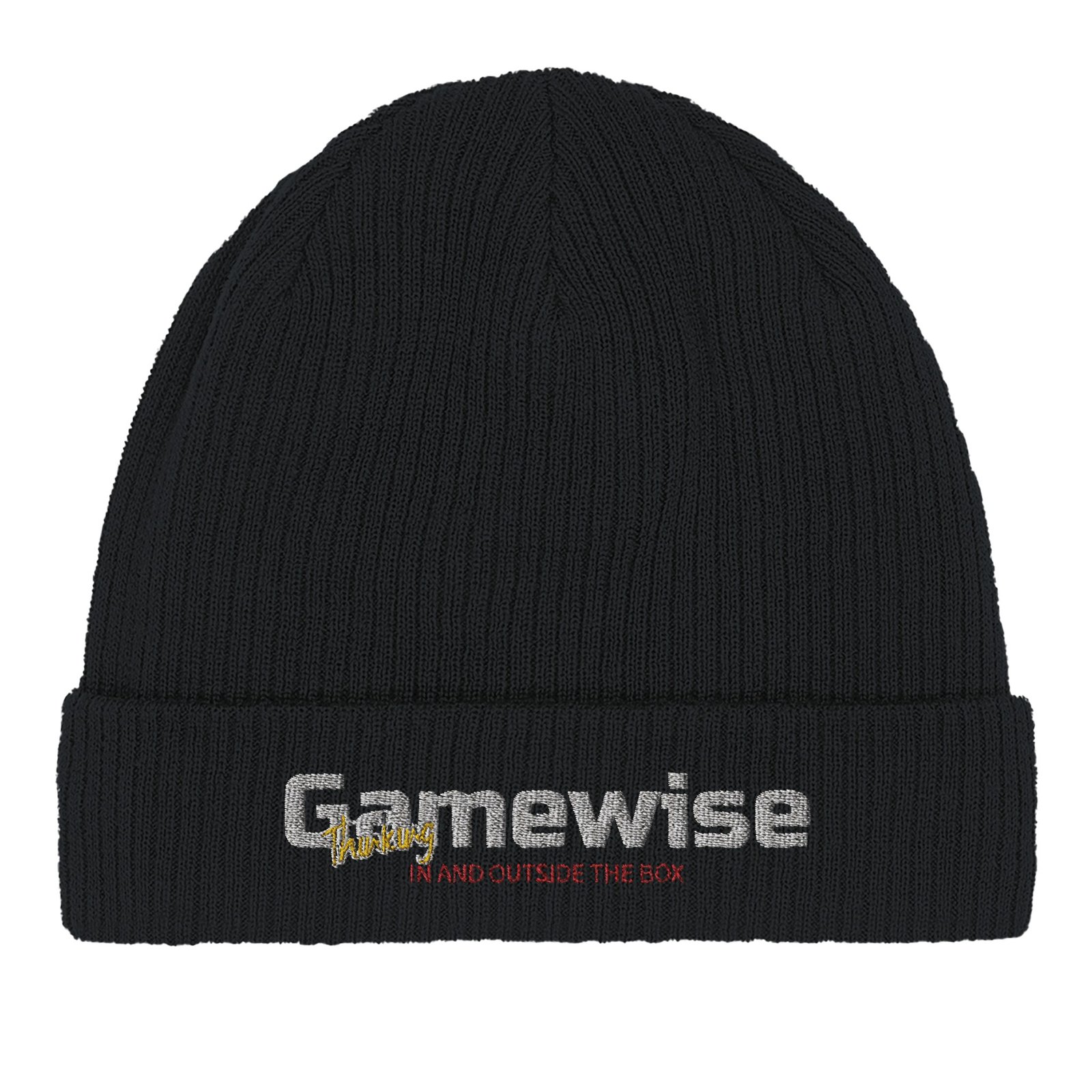 Gamewise Cotton Beanie | White Logo