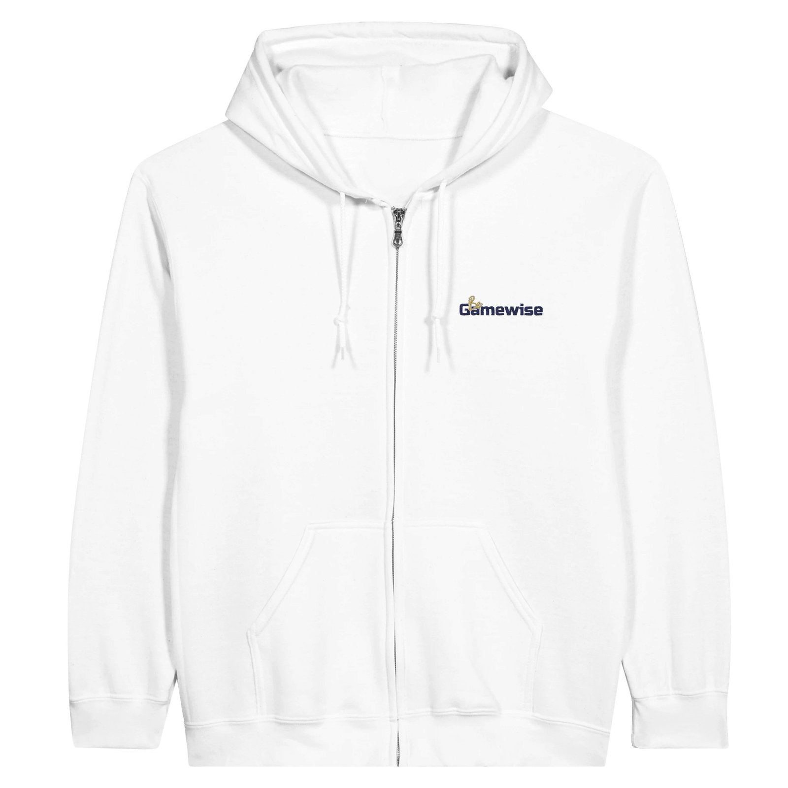 Be Gamewise | Unisex Zip Hoodie | Blue Logo